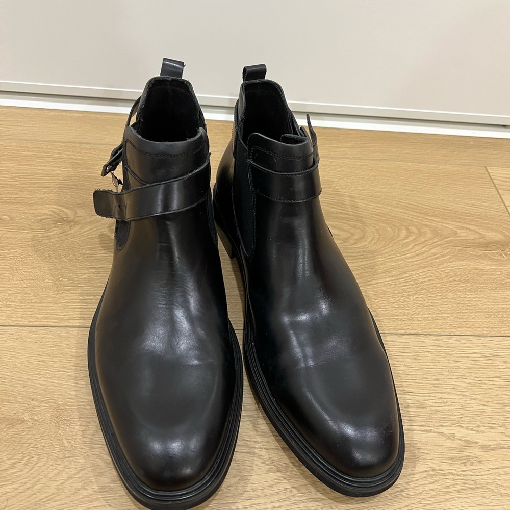 Kenneth Cole NY 'Donnie' Buckle Strap Chelsea Boot - Men's Size 9,5
